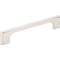 Jeffrey Alexander 128 mm Center-to-Center Polished Nickel Asymmetrical Leyton Cabinet Pull 286-128NI - alternate 1